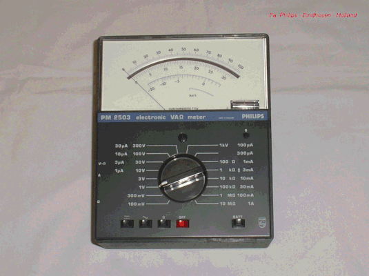 Bild 251 - Philips Eindhoven - Elektronisches - Multimeter Typ. PM 2503.  Fertigungsjahr 1977