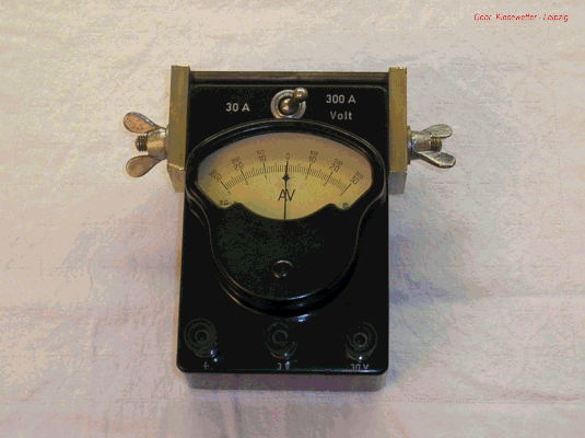 Bild 441 - Gebr. Kiesewetter Leipzig - Multimeter Gleichstrom - Fertigungsjahr  1930