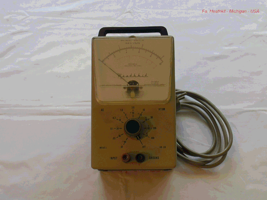 Bild 267 - Heathkit USA - Millivoltmeter Model IM 38.  Fertigungsjahr 1969