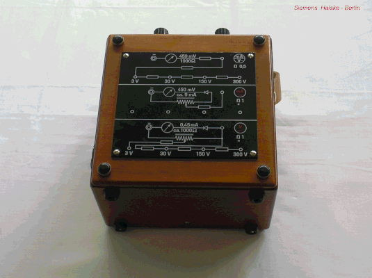 Bild 420-3 - Siemens & Halske Berlin - Multimeter Q23 W4 077 - Post - Fertigungsjahr 1963