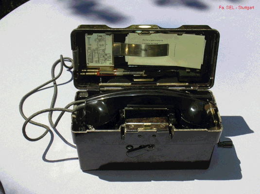 Bild 361-2 - Telefon FF - OB / ZB 54 - Fa. Standard Elektrik Lorenz AG Stuttgart - Fertigungsjahr 1964