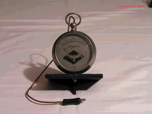Bild 389 - Unbekannter Hersteller - Taschen - Amperemeter - Fertigungsjahr ca. 1900