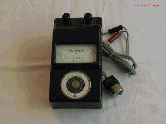 Bild 314 - Gossen Belichtungsmesser Microsix  Fertigungsjahr  1954