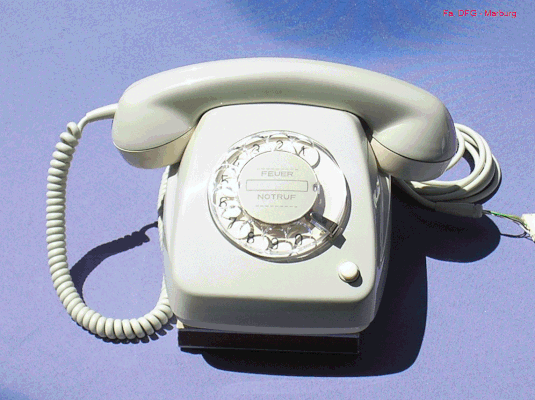 Bild 357 - Deutsche Fernsprech Gesellschaft DFG - Marburg - Telefon FeTAp. 612-2a - Fertigungsjahr 1978