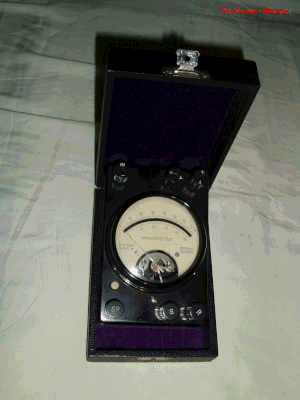 Bild 14 - Gossen Universal - Mavometer.  Fertigungsjahr 1925