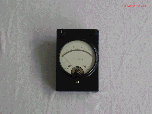 Bild 141 - Gossen  Galvanometer  - 200 uAmp.  Fertigungsjahr 1944