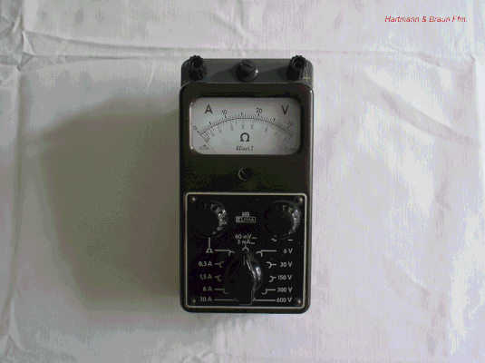 Bild 171 - Hartmann & Braun - Multimeter - Elavi 1.  Fertigungsjahr 1952
