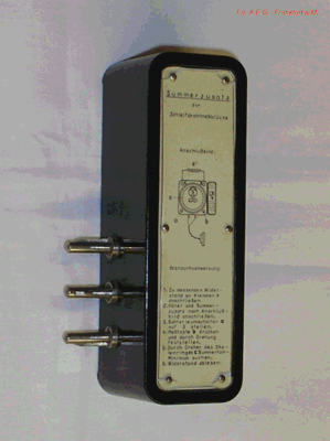 Bild 345-2 - AEG - Allg. Elektr. Gesellsch.  Schleifendraht - Messbrücke nach Wheatstone.  Fertigungsjahr 1937