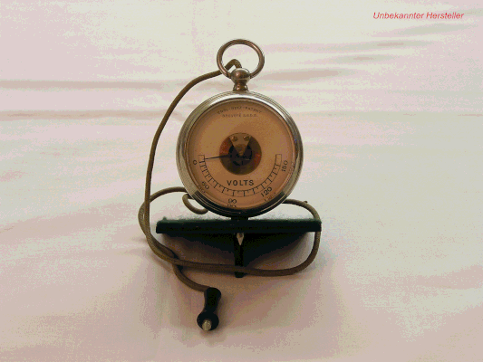 Bild 388 - Unbekannter Hersteller - Taschenvoltmeter - Fertigungsjahr ca. 1900