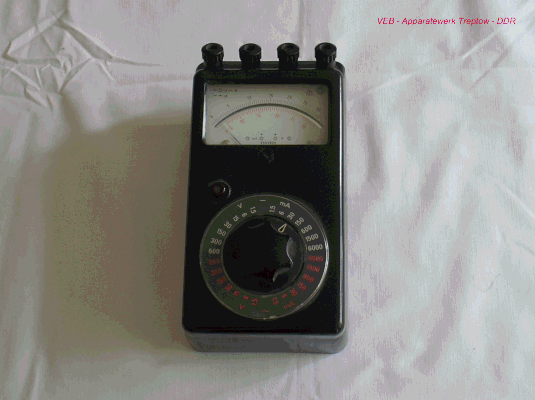 Bild 179 -VEB Elektr. Apparate Werk Treptow - Universal - Multimeter.   Fertigungsjahr 1950