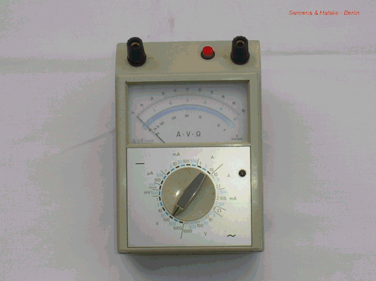 Bild 238 - Siemens & Halske - Vielfach - Multizet A - V - Ohm.  Fertigungsjahr 1967
