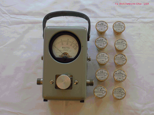 Bild 279 - Bird Electronik Coporation Ohio USA - RF - Wattmeter  Fertigungsjahr 1970