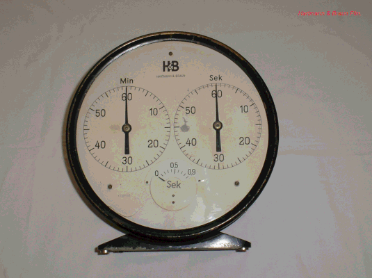Bild 245 - Hartmann & Braun - Kurzzeitmesser - Mechanisch / Elektrisch.  Fertigungsjahr 1937
