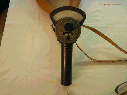 Bild 259 - Hartmann & Braun - Temperatur - Messgerät - Pyroptometer bis 2000 C°.  Fertigungsjahr 1959