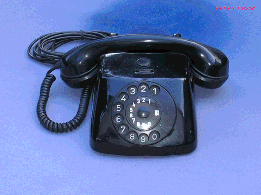 Bild 372 - Telefon & Normalzeit GmbH Frankfurt - Telefon Modell Europa E 1 - Fertigungsjahr 1954