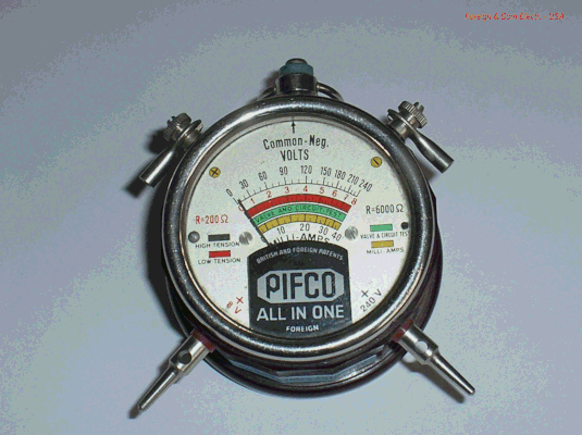 Bild 394 - Foreign & Dom.Elec.Comp. USA - Universal Prüfer Pifco - Fertigungsjahr 1939