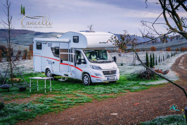 Wintercamping in der Toscana auf dem Agricampeggio Cancelli