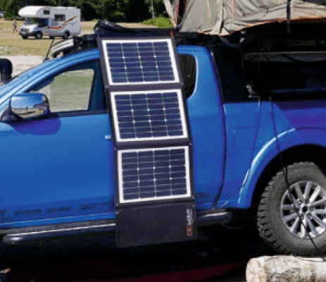 DCsolar solar panels in your pocket. 110 watt mobile solar power. The perfect solar system for caravans, motorhomes, campers, panel vans and sailing boats. Mobile solar modules robust, compact, light & flexible. The ideal solar power supply for on the go.