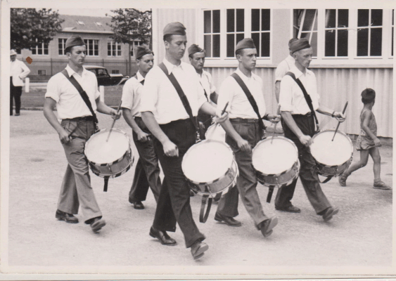 1950: Marschkonkurrenz am Tambourenfest in Bern