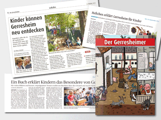 Bürgerstiftung Gerricus, Düsseldorf-Gerresheim | Gerresheimführer für Kinder | Pressestimmen