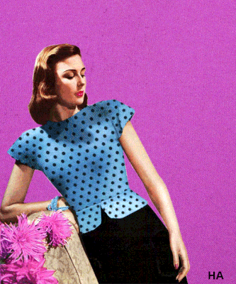 Dots, 2018, broderie et image archive