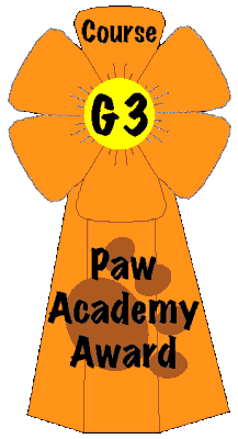 paw academy G 3 table of contents