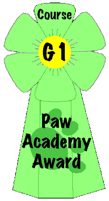 paw academy G 1 table of contents
