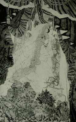  A bride/etching/80×55cm/2009  