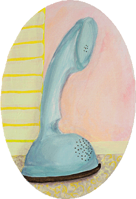 Zoom #3 _ Acryl auf Leinwand | 30x20cm oval, 2014