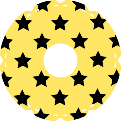 1232 Sterne schwarz