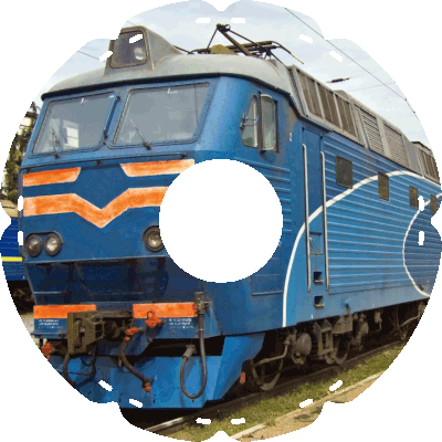 0970 Eisenbahn blau