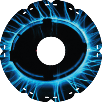 1852 Plasma Auge blau