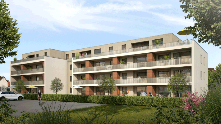 WOHNANLAGE VÖHRINGEN | Neubau Wohngebäude | 22 Wohneinheiten | Objehtplanung (HOAI) LP 1 - 8 | WiestProjekt GmbH & Co.KG , Bellenberg | Visualisierung  Ulrich Müller