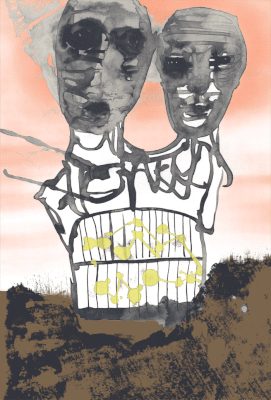 HADES & PERSEPHONE |  Siebdruck | screen print | 32 x 47,3 cm | 2020