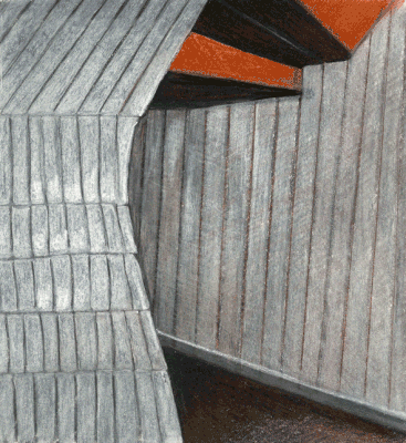 BUNKER | Kreidezeichnung | pastel drawing | 2012