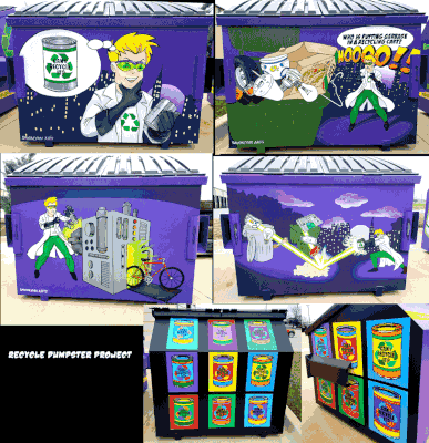City of Mansfield Tx Recycle Dumpster Project