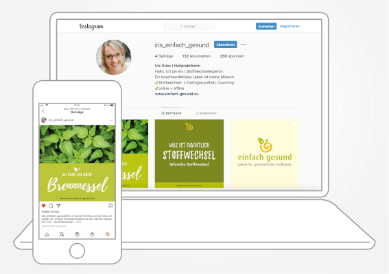 Kunde einfach gesund – Instagram Kampagne
