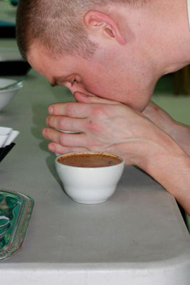 Pingo riecht guten Kaffee