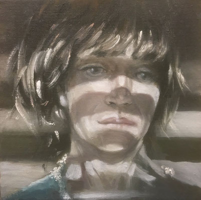 Ohne Titel 2018 Öl auf Leinwand 30x30