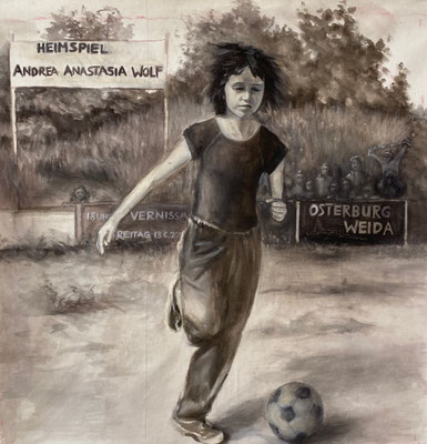 Heimspiel 2025 | Acryl auf Leinwand | 80x80