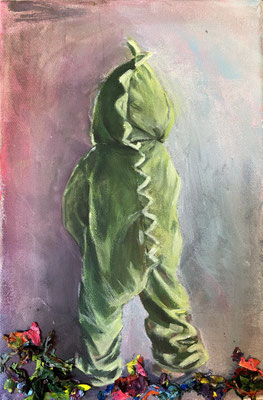 Dino 2023 | Acryl auf Leinwand | 30x20