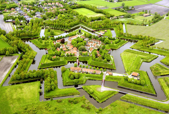 Bourtange Luchtfoto (Marketing Groningen beeldbank)