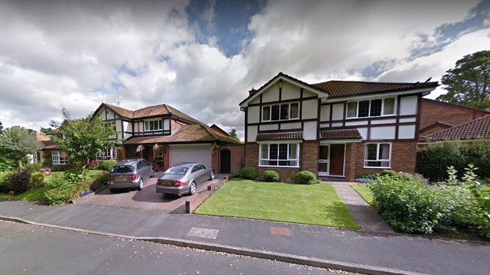 Late 20th-century housing in Seal Close on the New Hall (Farm) estate - image Google Maps Streetview 2012