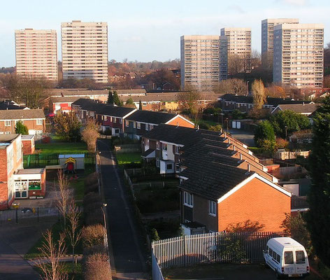 Bromford looking east - image by 0121mercia on  on UK Housing Wiki