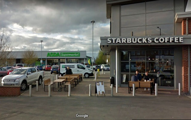 A supermarket and coffee shop now occupy the site - image from Google Maps Street view 2017