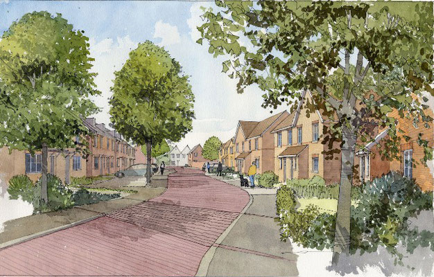 Housing proposal for the site of the Longbridge East works 2020