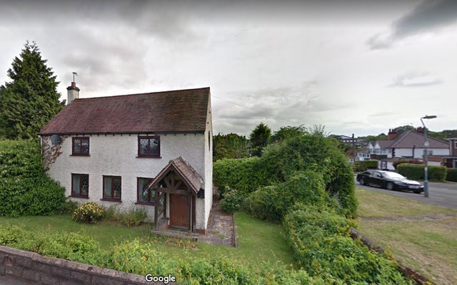 Old cottage on Lilley Lane - image from Google Streetview 2019