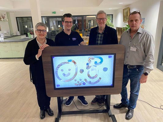 von links: Annette Arimond, Julian Perschall, Jörg Singendonk, Michael Piontek 
