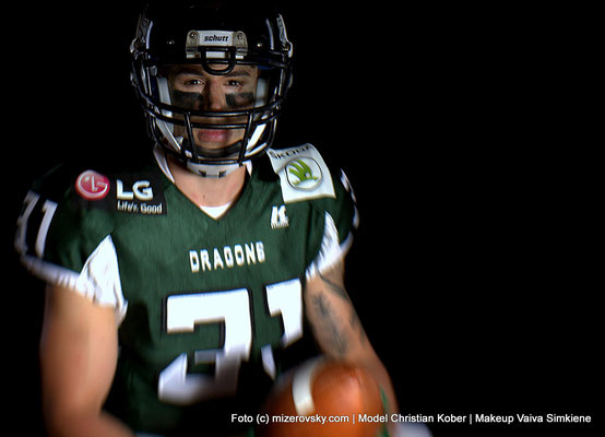 Photography mizerovsky.com | Makeup Vaiva Simkiene | Model Christian Kober | American Football