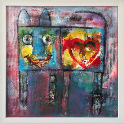 amimalia (cat) 40x40 acrylique sold